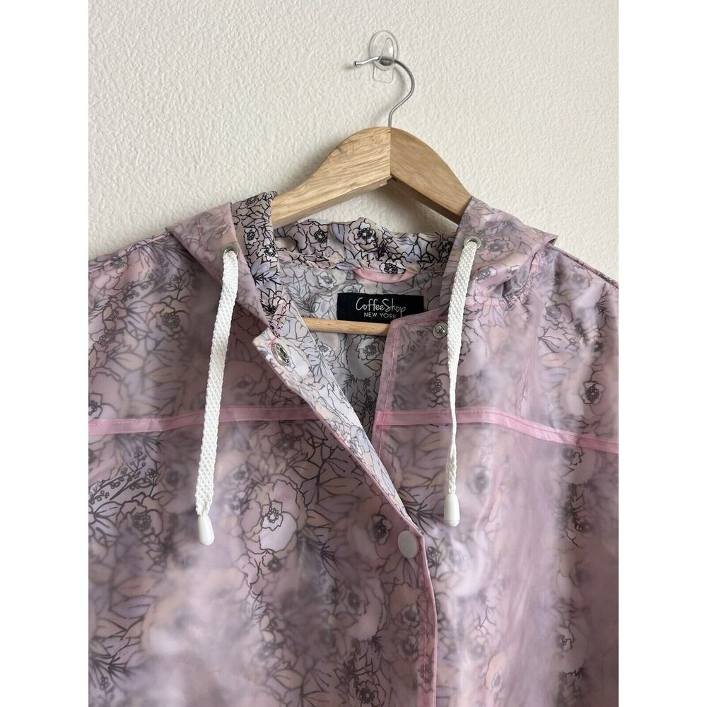 Coffeeshop New York Women’s Lined Rain Jacket Floral Size 1X - Picture 10 of 13